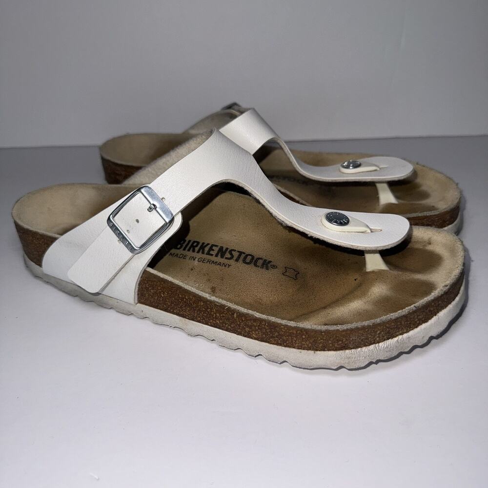 Birkenstock Gizeh Sandals Thong Size 39 Birko-Flor Cork Summer Casual US 8-8.5